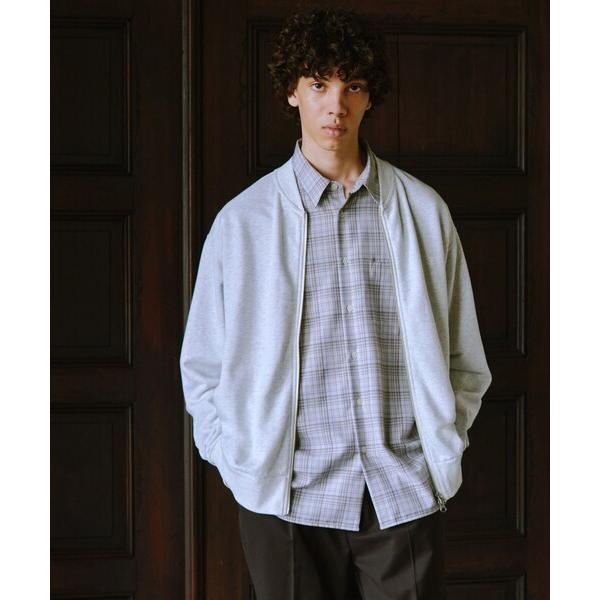 カーディガン 「別注」「Champion」スウェット ジップ リブ ブルゾン メンズ