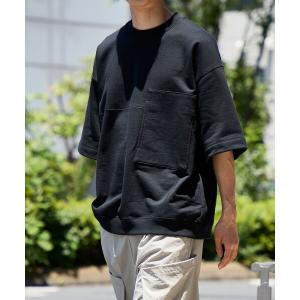 「A + TOKYO」 スウェットカットソー 2 ブラック メンズ