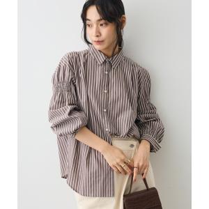 ブラウス シャツ バックデザインレギュラーカラーシャツ レディース