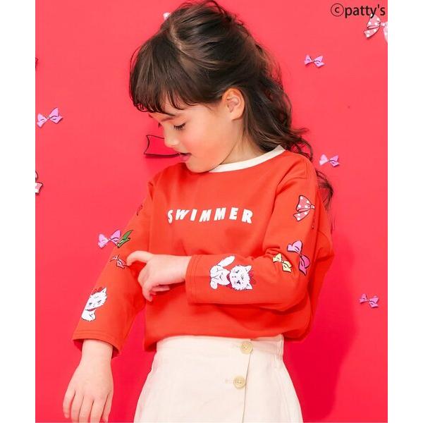 tシャツ 「SWIMMER」長袖Tシャツ キッズ 子供服 男の子 女の子