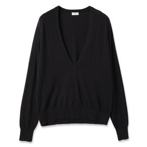 セーター ニット COTTON SILK V NECK KNIT メンズ レディース
