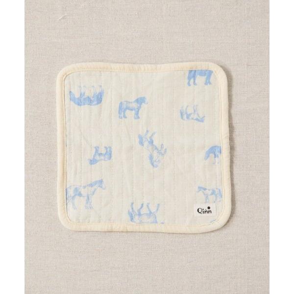 ハンカチ 「BABY」「Qinn」ガーゼハンカチ レディース