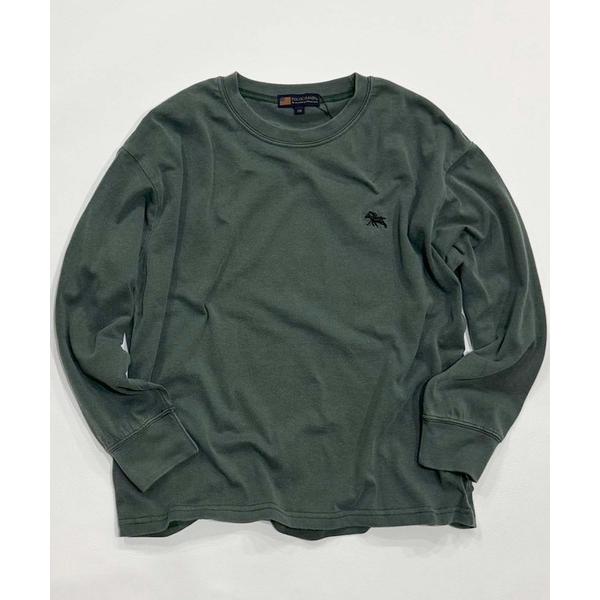 tシャツ キッズ POLOCHAMPS ピグメント オーバーサイズ ロンT ポロチャンプス キッズ ...