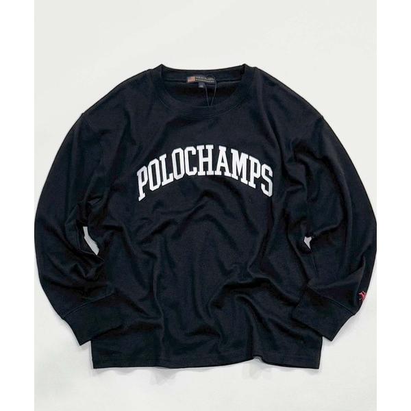 tシャツ キッズ POLOCHAMPS オーバーサイズ ロンT ポロチャンプス キッズ 子供服 男の...
