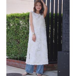 新品！バテンレースワンピース　ノースリーブワンピース COLLAGE GALLARDAGALANTE｜バテンレースワンピース | Rakuten