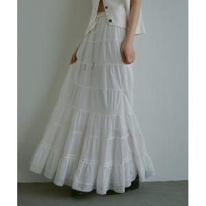 スカート 「OC」オーガニックコットンレーススカート