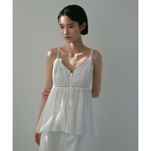 ブラウス シャツ 「OC」オーガニックコットンレースキャミソール レディース