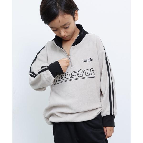 トレーナー  キッズ GAME フリース オーバーサイズ ハーフZIPトレーナー ゲーム キッズ 子...