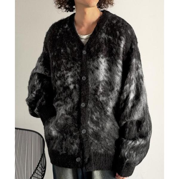 カーディガン 「Classical Origin」「まるで毛布。」モヘアライクシャギー素材オーバーサ...