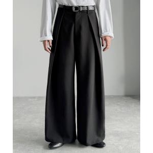 スラックス 「Classical Origin」「抜群の立体シルエット。」インタックワイドフレアスラックス／In-Tuck Design Wide F