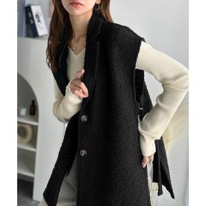 STRETA（ストレタ） ベスト ジレ 「骨格ストレートさん向け」ウエスト