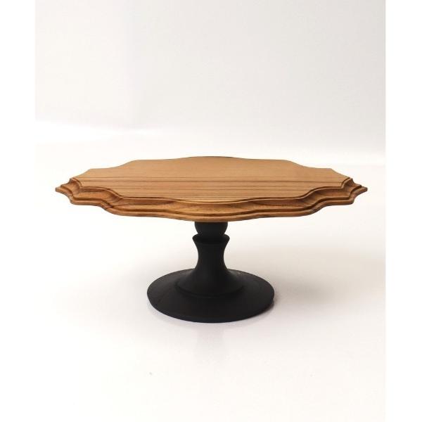 食器 Cake stand bicolor oval
