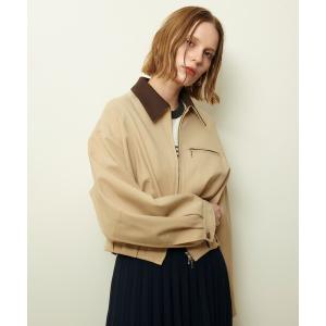 ブルゾン アウター ステンカラーブルゾン レディース