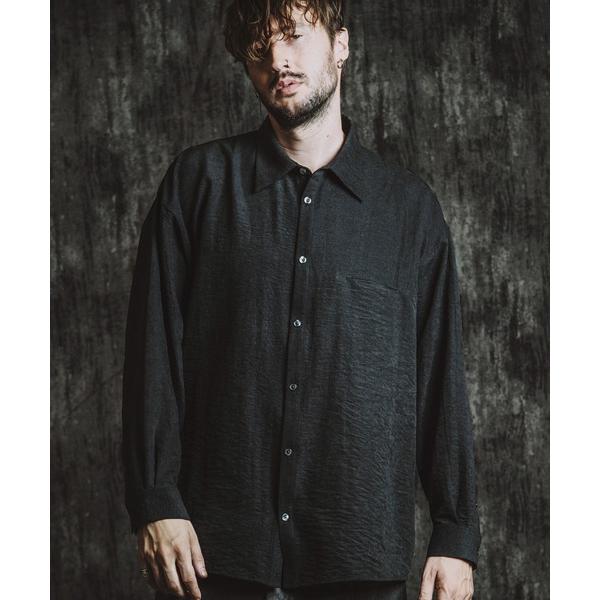 シャツ 「NO ID.」Matte Skin Smooth Over Shirt / マット スキン...