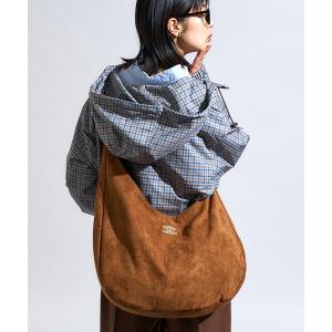 ショルダーバッグ UMBRO/アンブロ SP Brushed Round Shoulder Bag/別注 ブラッシュド ラウンドショルダーバッグ メン
