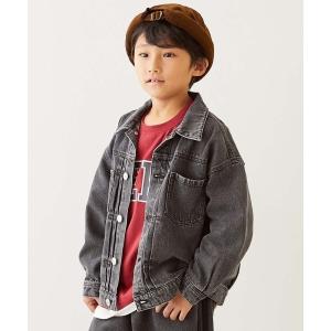 デニムジャケット アウター ビッグシルエット デニムジャケット キッズ 子供服 女の子