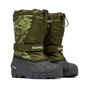 ブーツ スノーシューズ SOREL／ユース フルーリー ブーツ プリント スノーブーツ 防水アウトソール・撥水アッパー 19〜24cm展開／ソレル