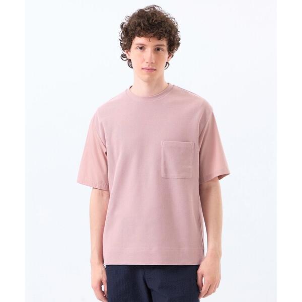 tシャツ ニットコンビTシャツ ケーブルニット×ブロード メンズ