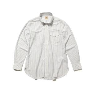 シャツ 「KANEMASA JERSEY」ストライプボタンダウン シャツ メンズ
