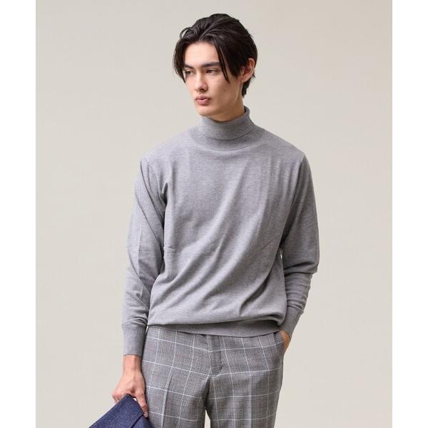 セーター ニット 品よく暖かで首元からスマートに「ストレッチ / イージーケア」「FLEX YARN...