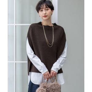 23区（ニジュウサンク） ベスト ジレ ケーブル ニットベスト