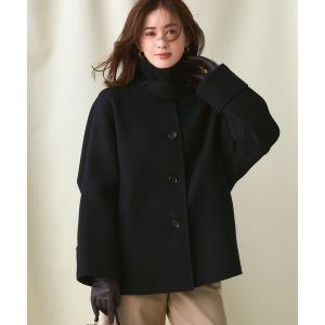 ステンカラーコート コート MANTECOPure リバー ステンカラーコート レディース