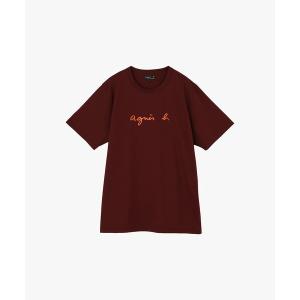 agnes b.（アニエスベー） tシャツ メンズ ”b.”ロゴ コットン 半袖 T