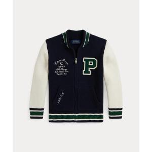 mezzo piano メゾピアノ(mezzo piano)セーラー短丈プルオーバー＆長袖T