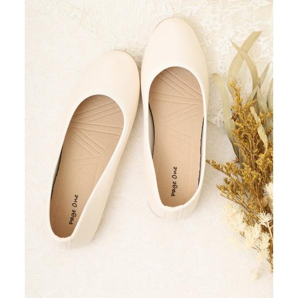 パンプス 合皮ラウンドパンプス