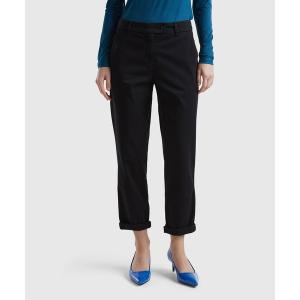 「BENETTON (UNITED COLORS OF BENETTON)」 チノパンツ 36 ブラック レディース