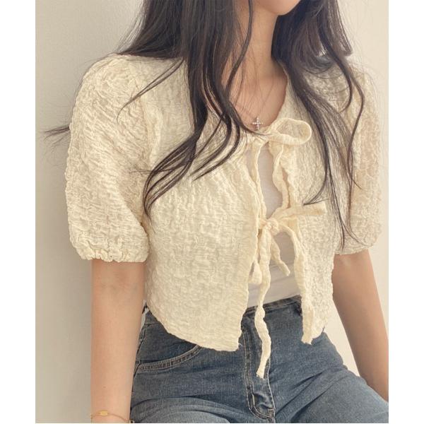 「by muni:r」 カーディガン FREE アイボリー レディース