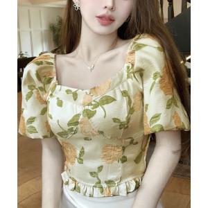 「Primazel」 半袖ブラウス M ベージュ レディース