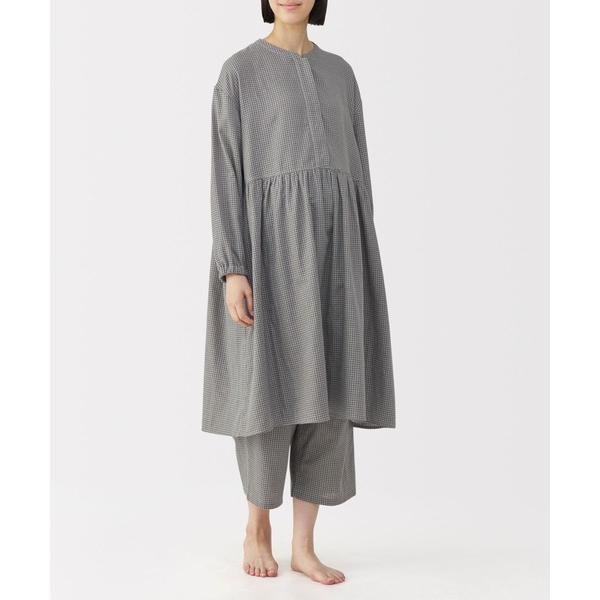 パジャマ ルームウェア 産後も使える　二重ガーゼ長袖パジャマ レディース
