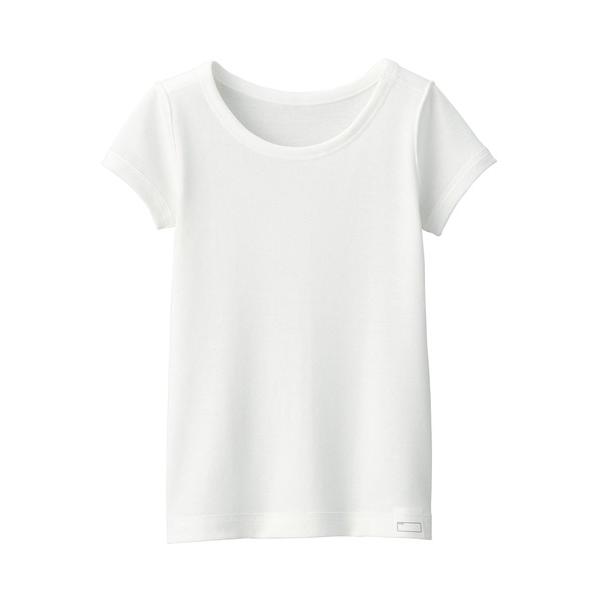 肌着 ベビー　フライス編みクルーネック半袖Ｔシャツ「インナー」 キッズ 子供 男の子 女の子