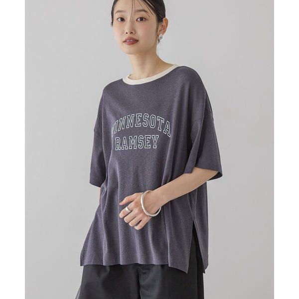 tシャツ ロゴ入りヴィンテージ半袖プルオーバー レディース