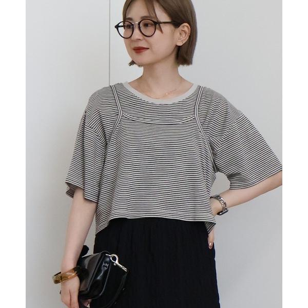 tシャツ 「2点セット」キャミレイヤードTシャツ レディース