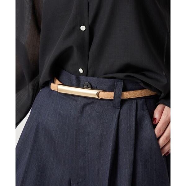 ベルト 「別注」「ATELIER AMBOISE for conte」リバーシブル バックルベルト ...