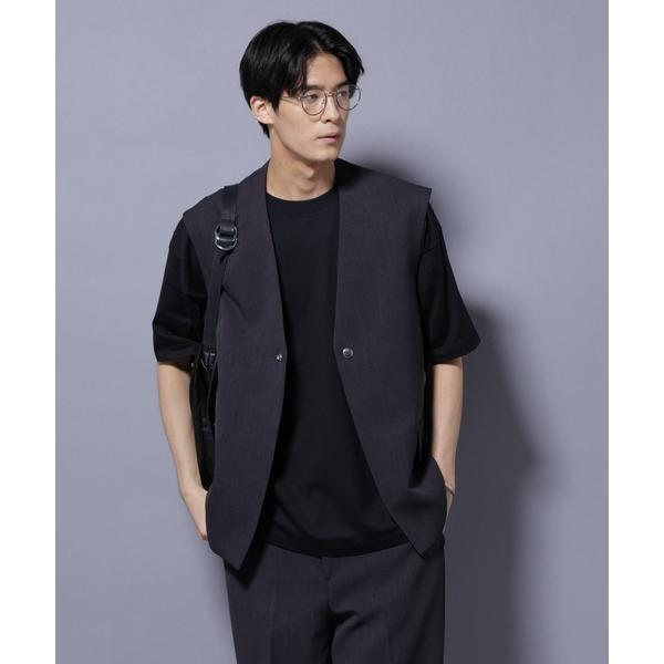 ベスト ジレ Reflax(R) ダブルクロスウェザーベスト(セットアップ可) メンズ