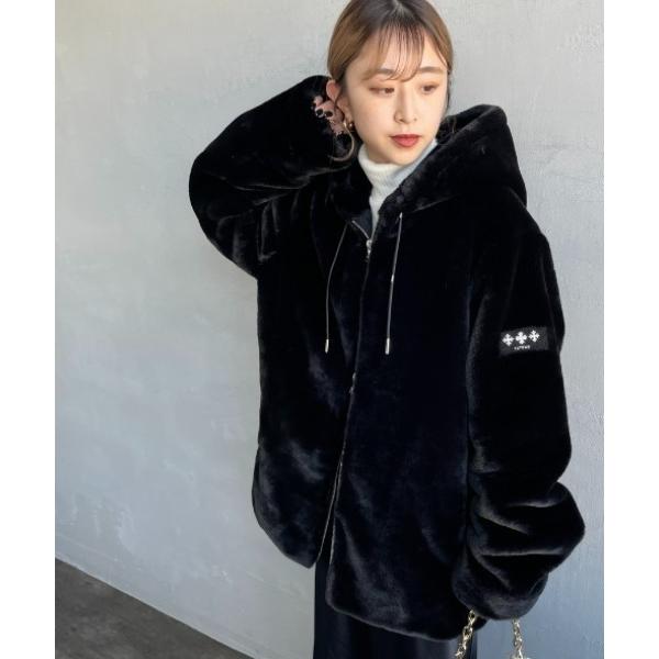 ブルゾン アウター 「TATRAS/タトラス」 BOMOS フーデッドファーブルゾン レディース メ...