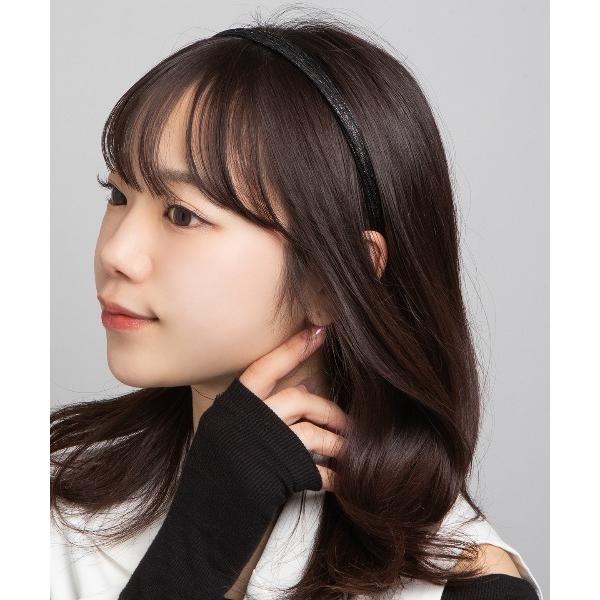 カチューシャ ラメ スリム カチューシャ