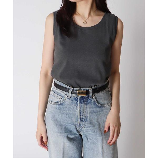 タンクトップ ノースリーブ pigment back charm tank(ピグメントバックチャーム...
