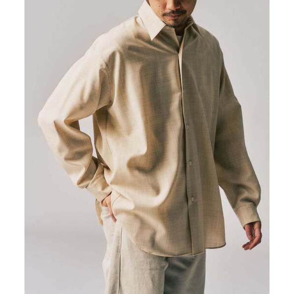 シャツ LE JAPON Akita レギュラーウールシャツ メンズ