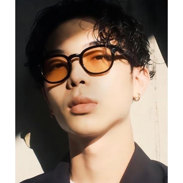 サングラス 「IZU」 クラシックラウンドカラーレンズサングラス／ユニセックス／全5色展開 メンズ ...