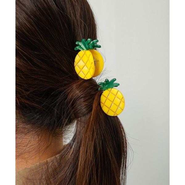 ヘアクリップ 海の動物 恐竜 魚 白菜 フルーツ 小さめ ミニ ヘアクリップ バンスクリップ