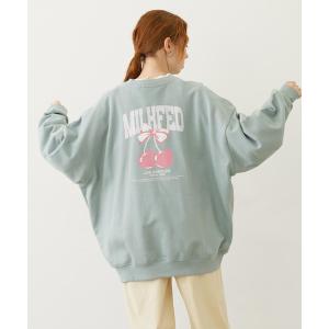 ミルクフェド ジャケット MILKFED. ミルクフェド】103231021002 BACK LOGO BICOLOR MOUNTAIN