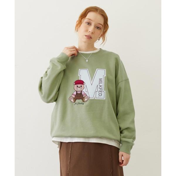 トレーナー スウェット M.FEDDY EMBLEM SWEAT TOP レディース メンズ