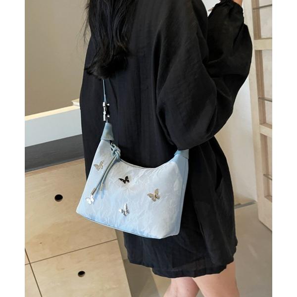 ハンドバッグ スタッズ付き2WAYハンドバッグ