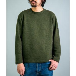 セーター ニット 「OMNIGOD mens / オムニゴッド」 接結ウール クルーネックセーター メンズ