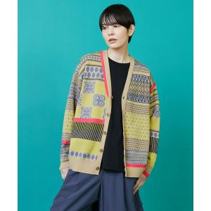 カーディガン ミックスクロア カーディガン レディース メンズ