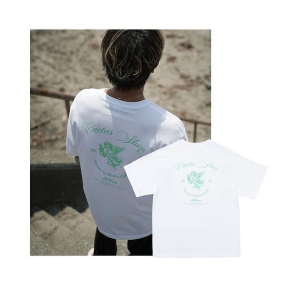 tシャツ カクタスショップエンジェルプリントTシャツ メンズ
